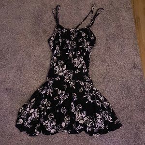 Forever 21, black with white flowers